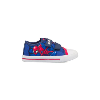 Sneakers primi passi blu da bambino con stampa Spiderman, Scarpe Bambini, SKU s331500041, Immagine 0